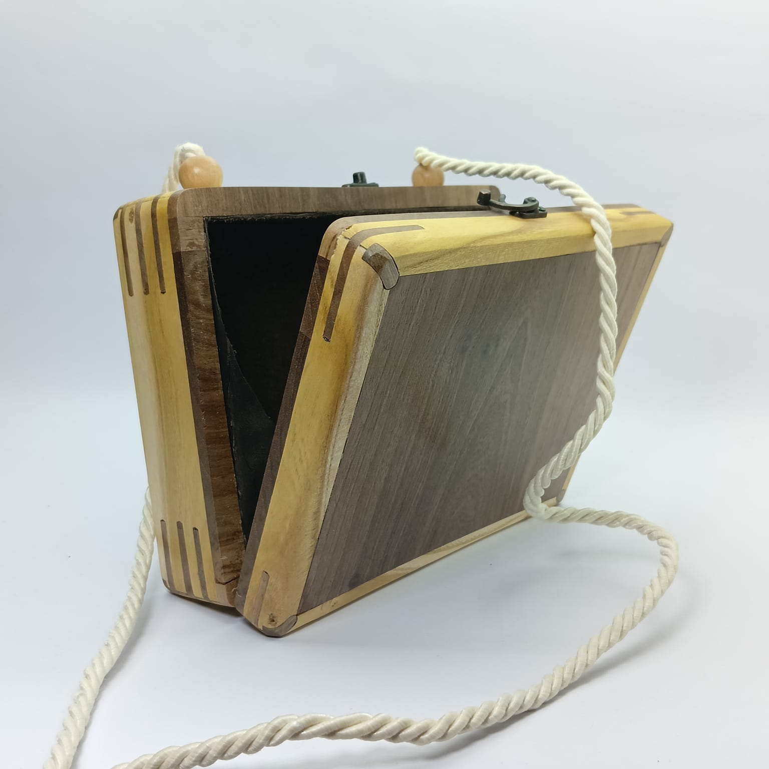 Ahşap Çanta El Yapımı handmade wooden purse