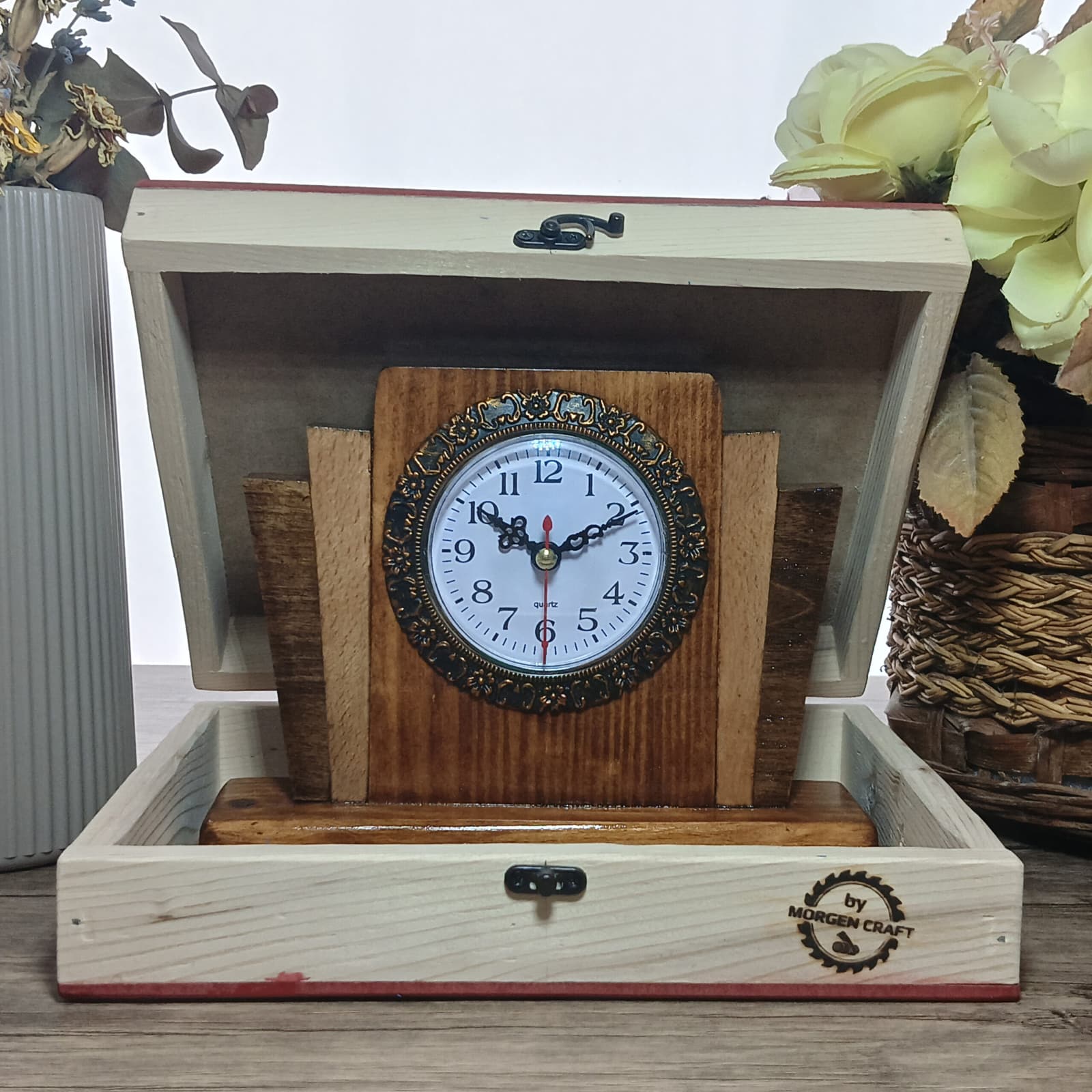 Ventura Wooden Desk Clock