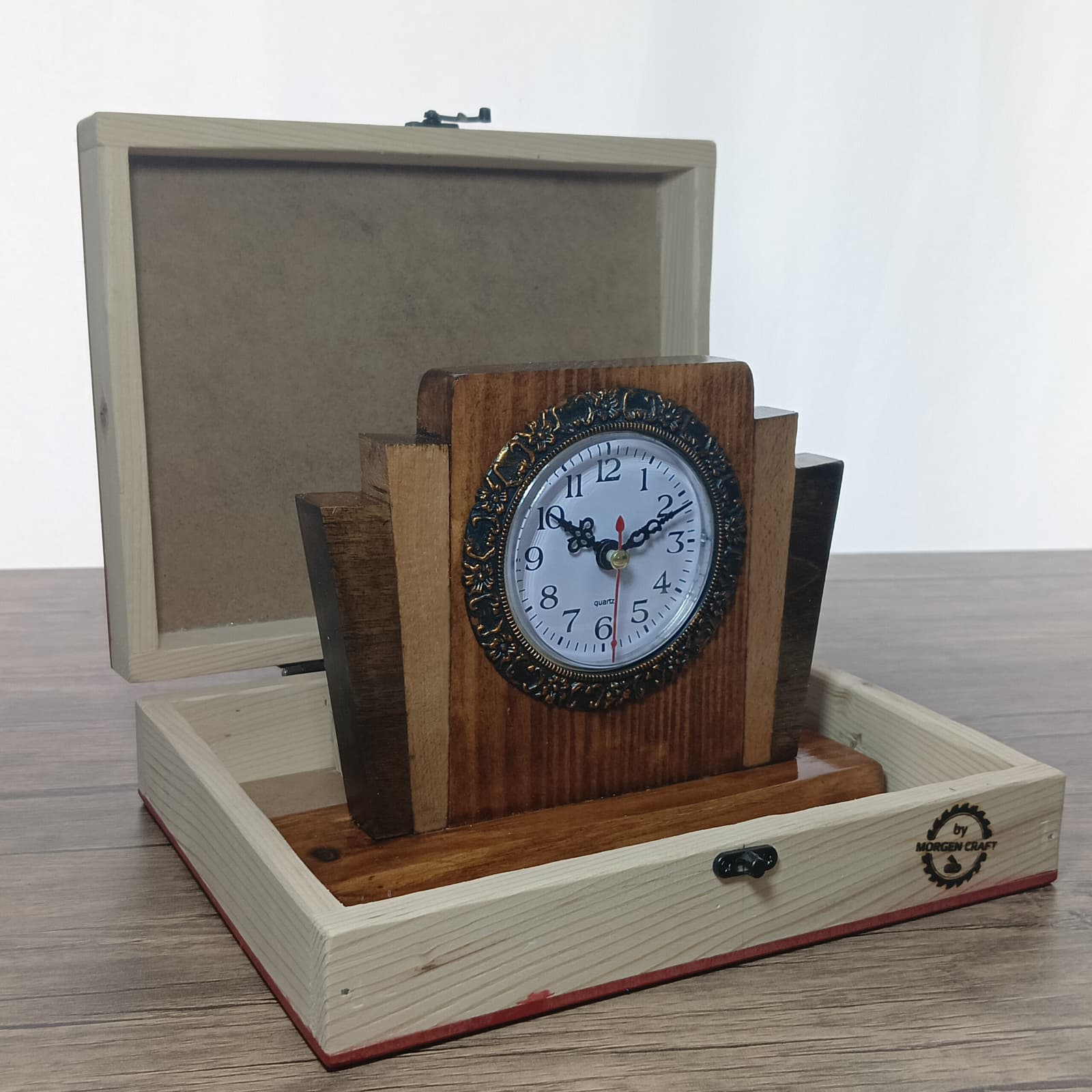 Ventura Wooden Desk Clock