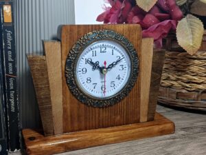Ventura Wooden Desk Clock