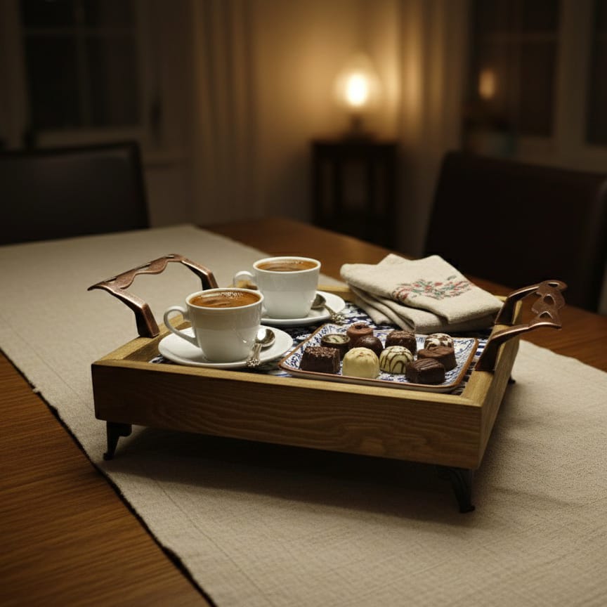 Merlannes Wooden Serving Tray