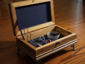 Mertek Wooden Jewelry Box