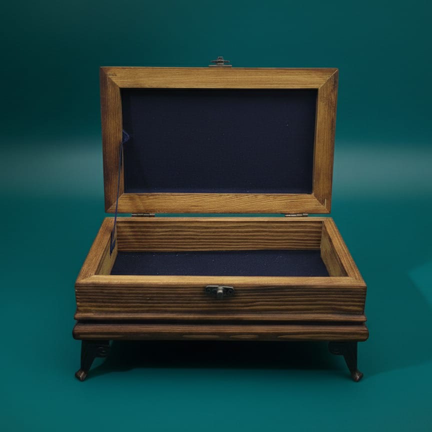 Mertek Wooden Jewelry Box