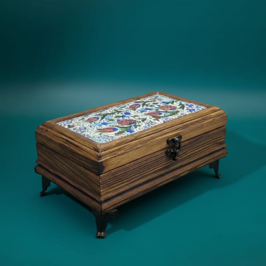 Mertek Wooden Jewelry Box