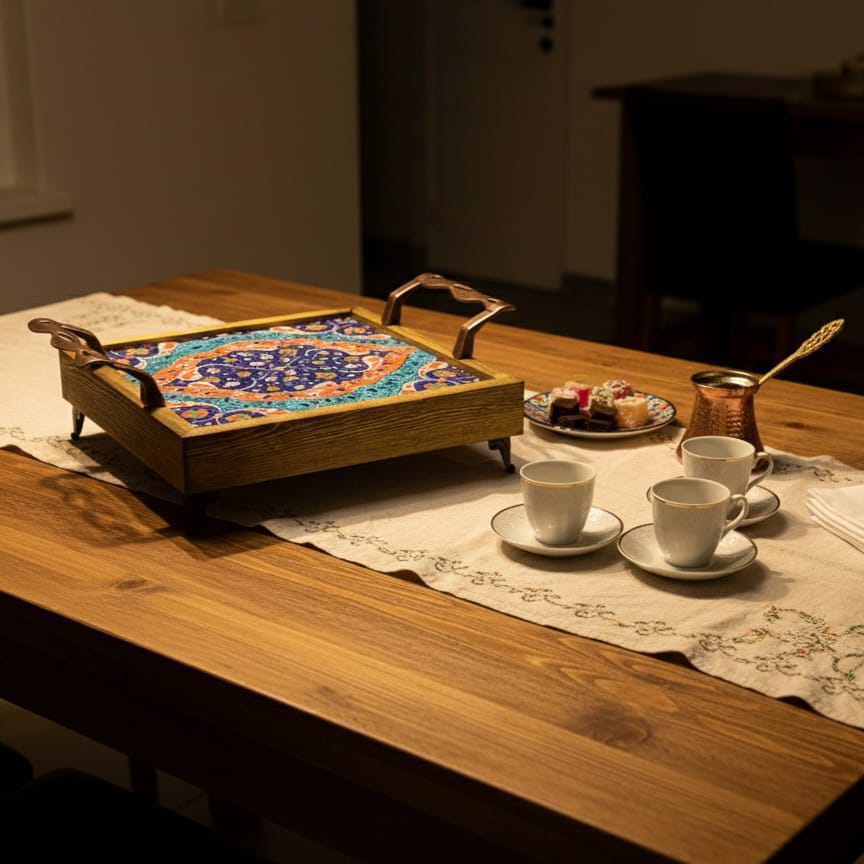Merlan Wooden Serving Tray