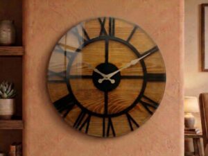 Wooden Wall Clock