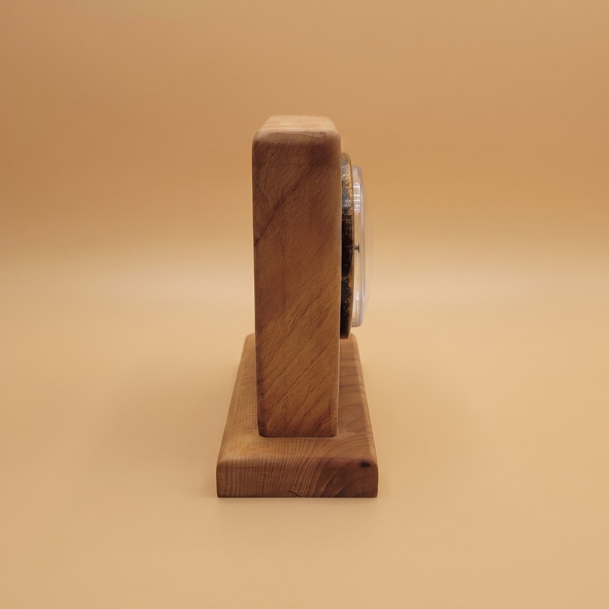 Essent Dualis Wooden Desk Clock MorgenCraft