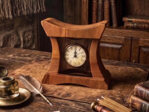 Vortis Wooden Desk Clock MorgenCraft